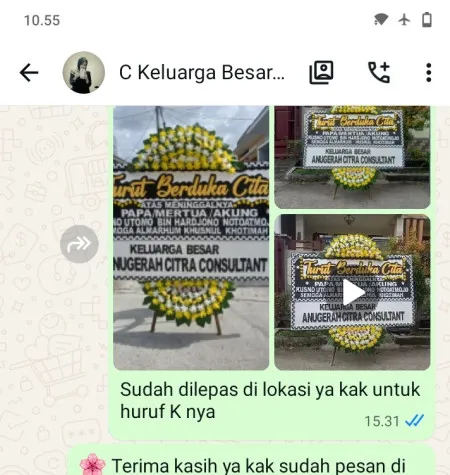 Pengiriman Papan Bunga Duka Kalideres